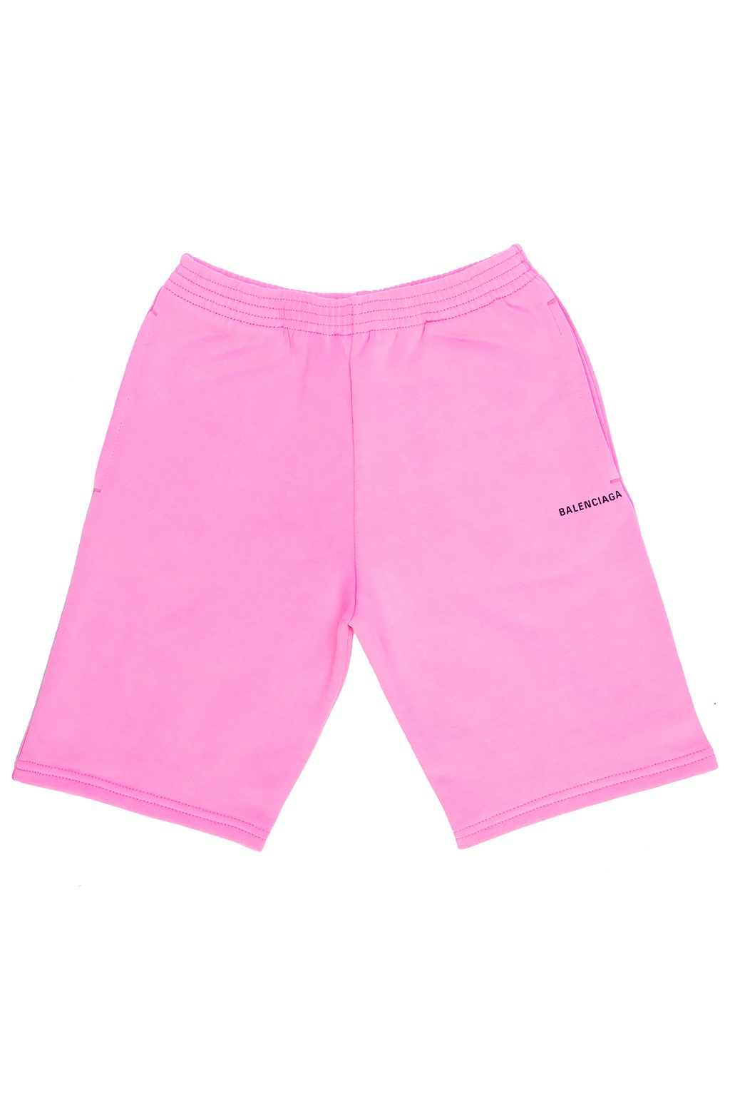 Pink Logo shorts Balenciaga Kids IetpShops Mayotte Ramya printed panel puff sleeve dress